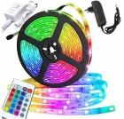 LED RGB SMD 3528 juosta su nuotolinio valdymo pulteliu, 5m