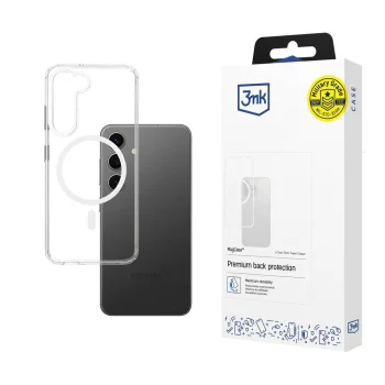 Samsung Galaxy S23 (SM-S911) 3MK MagCase Clear Case Cover, Transparent