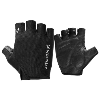 Dviratininko pirštinės Wozinsky WRR-01XL, XL dydis, juodos