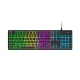 Membraninė žaidimų klaviatūra Wozinsky WKG-200 RGB su ratuku, juoda