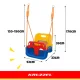 Kruzzel 3-in-1 vaikiškos sūpynės (iki 30 kg)