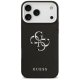 Guess Grained Big 4G Classic Logo dėklas iPhone 17 Pro Max, juodas