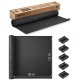 Plonos pavėsio tinklas 1,2x50 m, 110 g/m² su 50 gnybtų, pilkas