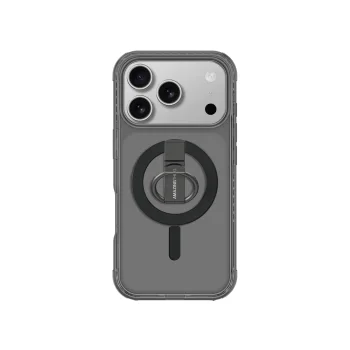 Dėklas AmazingThing Titan Pro Grip Ring Set iPhone 17 Pro su MagSafe, juodas
