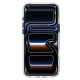 Spigen Ultra Hybrid Optik S MagSafe case for iPhone 18 Pro / 17 Pro, clear and navy