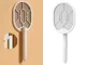 Electric Fly Swatter with UV Light, Foldable, 5W