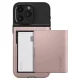 Spigen Slim Armor CS dėklas iPhone 15 Pro Max telefonui, rožinis