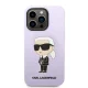 Karl Lagerfeld Silicone Ikonik dėklas skirtas iPhone 14 Pro Max, violetinis