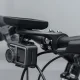 Wozinsky WUG-01B dviračio laikiklis Garmin kompiuteriui, kamerai, žibintui, juodas
