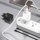 Dudao A26TCEU GaN įkroviklis USB-A / USB-C 25W su USB-C laidu, juodas