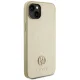Guess dėklas iPhone 15 telefonui 4G Metal Logo Strass, auksinis