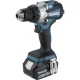 Akumuliatorinis smūginis gręžtuvas-suktuvas Makita DHP489RTJ 18V 2x 5.0Ah