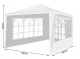 Sodo pavilionas su 4 sienomis 3x3m, baltas (Modelis: 120943)