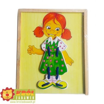 Bakalu Wooden Dress-Up Toy Girl