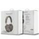 Belaidės ausinės Guess GCube Metallic Script Logo, rudos