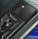 Hybrid Armor Camshield dėklas Samsung Galaxy S25, Juodas
