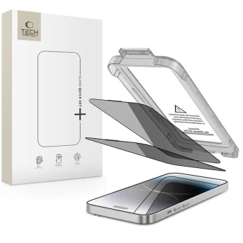Tech-Protect Quick Set Spy+ Privacy Glass for iPhone 14 Pro 2-Pack