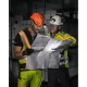Apsauginiai akiniai uvex i-works, skaidrūs lęšiai, antracito ir mėlyna