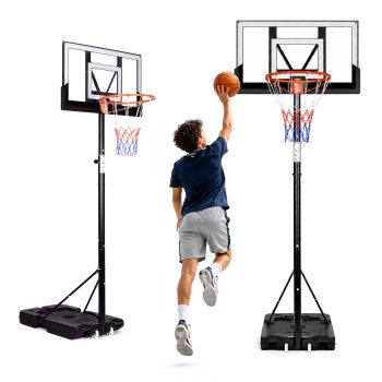 Movepro reguliuojamas pastatomas krepšinio stovas, iki 305 cm