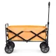 Sulankstomas sodo ir paplūdimio vežimėlis MultiGarden 100 kg, oranžinis