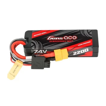 Gens ace G-Tech LiPo akumuliatorius 2200mAh 7.4V 2S1P 60C Hardcase XT60