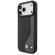 BMW dėklas iPhone 17 Pro Max telefonui M Carbon Logo MagSafe, pilkas (Graphite)