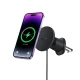 Magnetinis automobilinis telefono laikiklis Baseus CW01 su 15W belaidžiu įkrovikliu, juodas