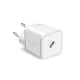 SBS TETRGAN1C20W 20W GaN sieninis įkroviklis su USB-C Power Delivery, baltas