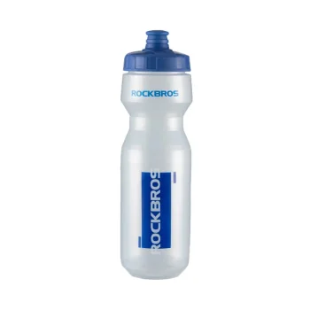 Dviračio gertuvė Rockbros, 750 ml, skaidri su mėlynu snapeliu