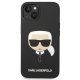 Karl Lagerfeld Silicone Karl\'s Head MagSafe dėklas iPhone 14/15 Plus, juodas