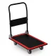 Platforminis transportavimo vežimėlis Humberg HM-505, 150 kg, juodas/raudonas