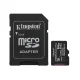 Atminties kortelė Kingston Canvas Select Plus G3 microSD 64 GB 100 MB/s su adapteriu