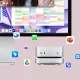 Dokavimo stotelė Orico MiniLink 9-in-1 su M.2 NVMe SSD dėklu, sidabrinė