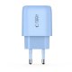 Tech-Protect NCA30 PD 30W QC3.0 USB-A / USB-C įkroviklis, mėlynas