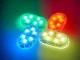 Belaidis jutiklinis 6 LED RGB automobilio salono šviestuvas