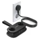 Orico AP3 65W GaN 6in1 prailgintuvas 2x AC, 2x USB-A, 2x USB-C, juodas