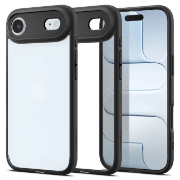 Apsauginis dėklas Spigen Ultra Hybrid, skirtas iPhone 17 / 17 Air, juodas