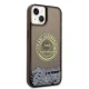 Karl Lagerfeld Liquid Glitter RSG dėklas, skirtas iPhone 14, juodas