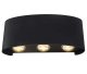 Lauko sieninis šviestuvas, dvikryptis LED, 6W, juodas
