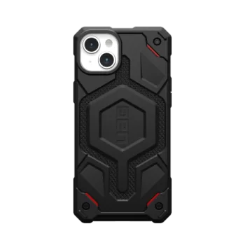 UAG Monarch dėklas, skirtas iPhone 15 Plus, juodas Kevlar