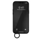 Adidas iPhone 13 Pro Max dėklas su rankos juostele, juodas