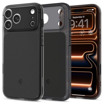 Spigen Ultra Hybrid T Mag dėklas, skirtas iPhone 17 Pro Max, juodas