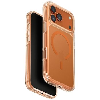 Dėklas Uniq LifePro Xtreme Magclick, skirtas iPhone 17 Pro Max, oranžinis