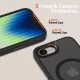Dėklas Tech-Protect MagMat MagSafe, skirtas iPhone 16e / 17e, matinė juoda
