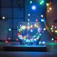 Baterijomis maitinama LED girlianda, 100 LED, 10 m, įvairiaspalvė