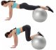 Exercise Fitness Gym Pilates Yoga Peanut Ball - Silver, 50 cm