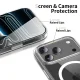 Tech-Protect Flexair Hybrid CC MagSafe dėklas, skirtas iPhone 17 Pro Max, skaidrus