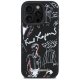 Karl Lagerfeld Grained Pattern MagSafe dėklas iPhone 16 Pro Max, juodas