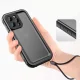 Apple iPhone 14 Pro 6.1\'\' Tech-Protect ShellBox Waterproof IP68 Book Case Cover, Black