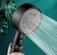 Shower Head, 5 Spray Modes, Black